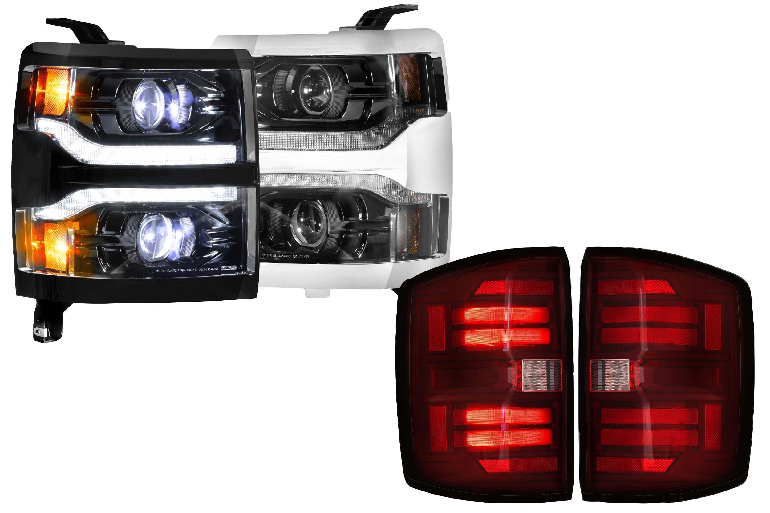 Chevrolet Silverado 1500 (14-15) Headlight & Tail Light Combo